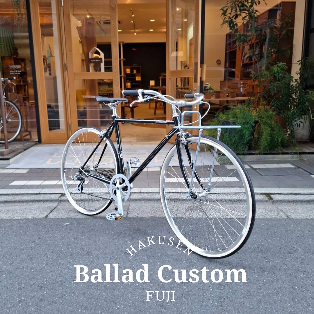 FUJI BALLAD ハクセン実車カスタム施工例 2025-09-28 プロムナードハンドル・TRSポーターラック(SIL)・スリムサイドスタンド