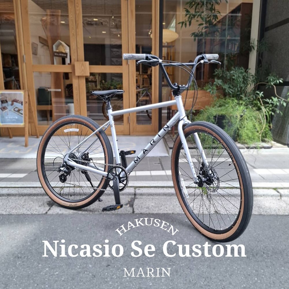 MARIN NICASIO SE ハクセン実車カスタム施工例 2025-04-20 MXハンドル・BMXステム・コンフィグリップ(ホワイト)
