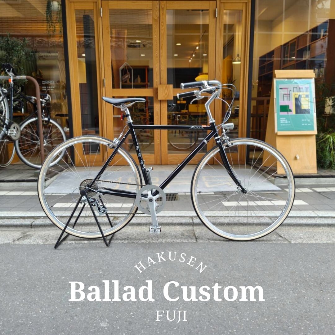 FUJI BALLAD ハクセン実車カスタム施工例 2026-05-05 KiLEY バレットライト（USB充電式砲弾ライト）・ステム交換・プロムナードハンドル・レザーグリップ・KILEY I LIGHT(アイライト)