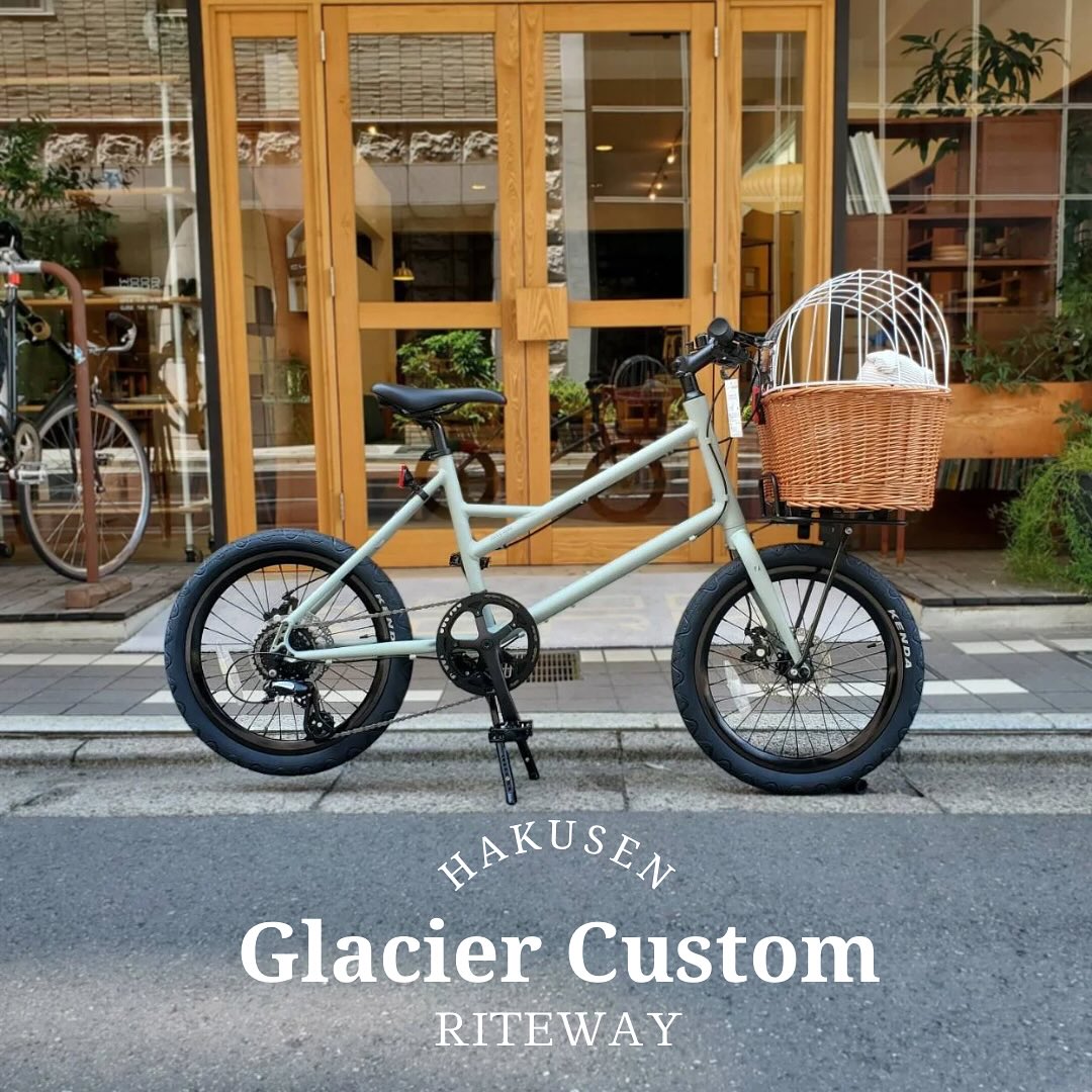 RITEWAY GLACIER ハクセン実車カスタム施工例 2025-07-26 ドギーバスケットフロント仕様・ダブルレッグスタンド